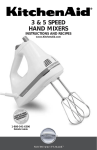 KitchenAid KHM5TB Classic Plus Hand Mixer