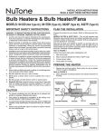 Broan-NuTone N-9427P Bulb Heater Heater