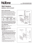 Broan-NuTone N-9315XT Wall Heater Heater