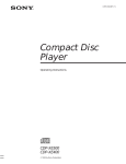 Sony CDP-XE400 CD Player
