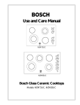 Bosch NES 932 / 936 Electric Cooktop