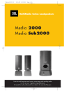 JBL Media 2000 Computer Speakers