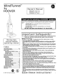 Hoover WindTunnel Widepath U5397 Vacuum
