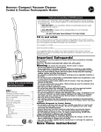 Hoover Compact Stick S221