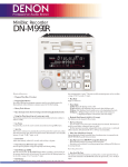Denon DN-M991R Mini Disc Player