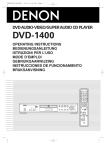 Denon DVD-1400 DVD Player