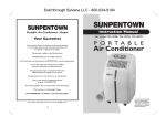 Sunpentown WA-1010E 10,000 BTU Portable Digital Air Conditioner with Remote