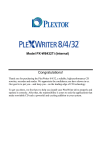 Plextor PlexWriter 8/4/32 (PX-W8432TI) CD