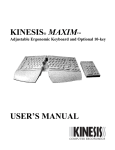 Kinesis Maxim (KB200PC) Keyboard