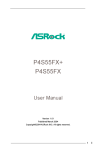 Asrock P4S55FX+ Motherboard