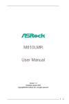 Asrock M810LMR Motherboard