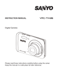 Sanyo Blue VPC-T1495BL 14MP Digital Camera w/ 5x Optical Zoom, 2.7"