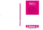 Saeco Royal Classic - \\ALASKA\Users\PeterH\manuals & docs\Saeco_Royal_Classic_SUP014_manual