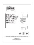 Keating Instant Recovery 20AA (NG) Deep Fryer