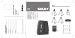 Sola Cross Line Laser X2 - Operating%20instructions_CrosslineX2