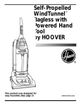 Hoover U6630-900 WindTunnel Bagless Upright Vacuum