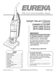 Eureka 2971AV EZ Kleen Bagless Upright Vacuum