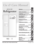 Frigidaire GLRS264ZA Side by Side Refrigerator