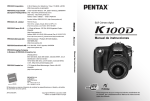Pentax K100D 6.1 Megapixel Digital SLR Camera Body Only - 2.5 inch LCD - 3008