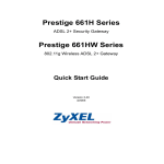 ZyXEL Communications 661H Series Network Card User Manual