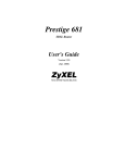 ZyXEL Communications 650 Network Router User Manual