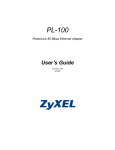 ZyXEL Communications 100 Network Card User Manual