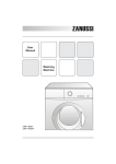 Zanussi ZWF180M Washer/Dryer User Manual