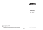 Zanussi ZI 9121 F Freezer User Manual