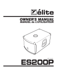 Yorkville Sound ES200P Speaker User Manual