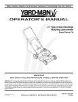 Yard-Man 430 Lawn Mower User Manual