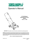 Yard-Man 106D Lawn Mower User Manual