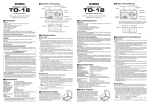 Yamaha TD-12 Musical Instrument User Manual