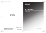 Yamaha RX-V2700 Stereo Receiver User Manual