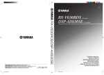 Yamaha DSP-AX630SE Stereo Receiver User Manual