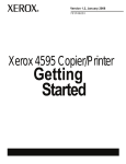 Xerox 4595 All in One Printer User Manual
