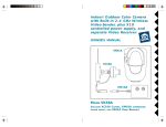 X10 Wireless Technology VK58A Security Camera User Manual