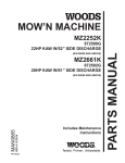 Woods Equipment 872500G Lawn Mower User Manual