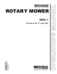 Woods Equipment 59HC-1 Lawn Mower User Manual