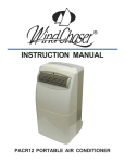 WindChaser Products PACR12 Air Conditioner User Manual