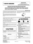 White Rodgers 50A55-285 Thermostat User Manual