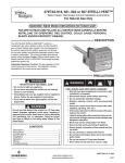 White Rodgers 37E73A-918 Thermostat User Manual
