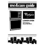 Whirlpool RM278BXS Oven User Manual