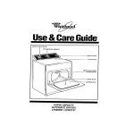 Whirlpool LG9381XT Clothes Dryer User Manual