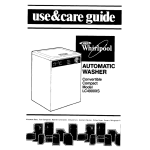 Whirlpool LC49OOXS Washer User Manual