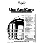 Whirlpool 960 Dishwasher User Manual