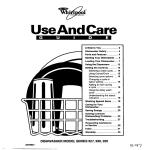 Whirlpool 927 Series Dishwasher User Manual
