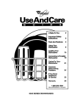Whirlpool 8316473A Washer User Manual