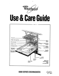 Whirlpool 8000 Series Dishwasher User Manual