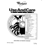 Whirlpool 6LBR5132BQ2 Washer User Manual