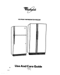 Whirlpool 3ET16NKXDG00 Refrigerator User Manual